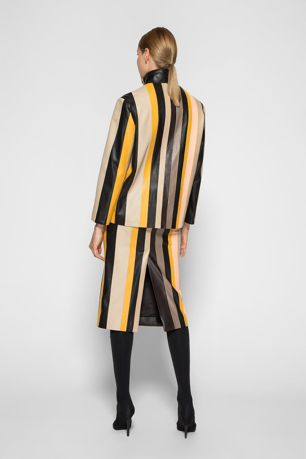 STRIPE PATCHWORK SHIRT