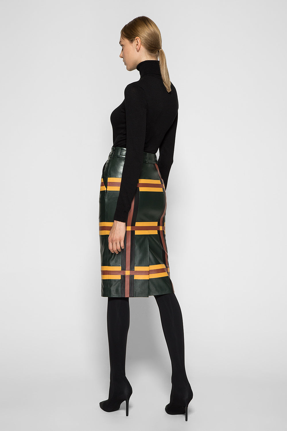 PENCIL PATCHWORK SKIRT