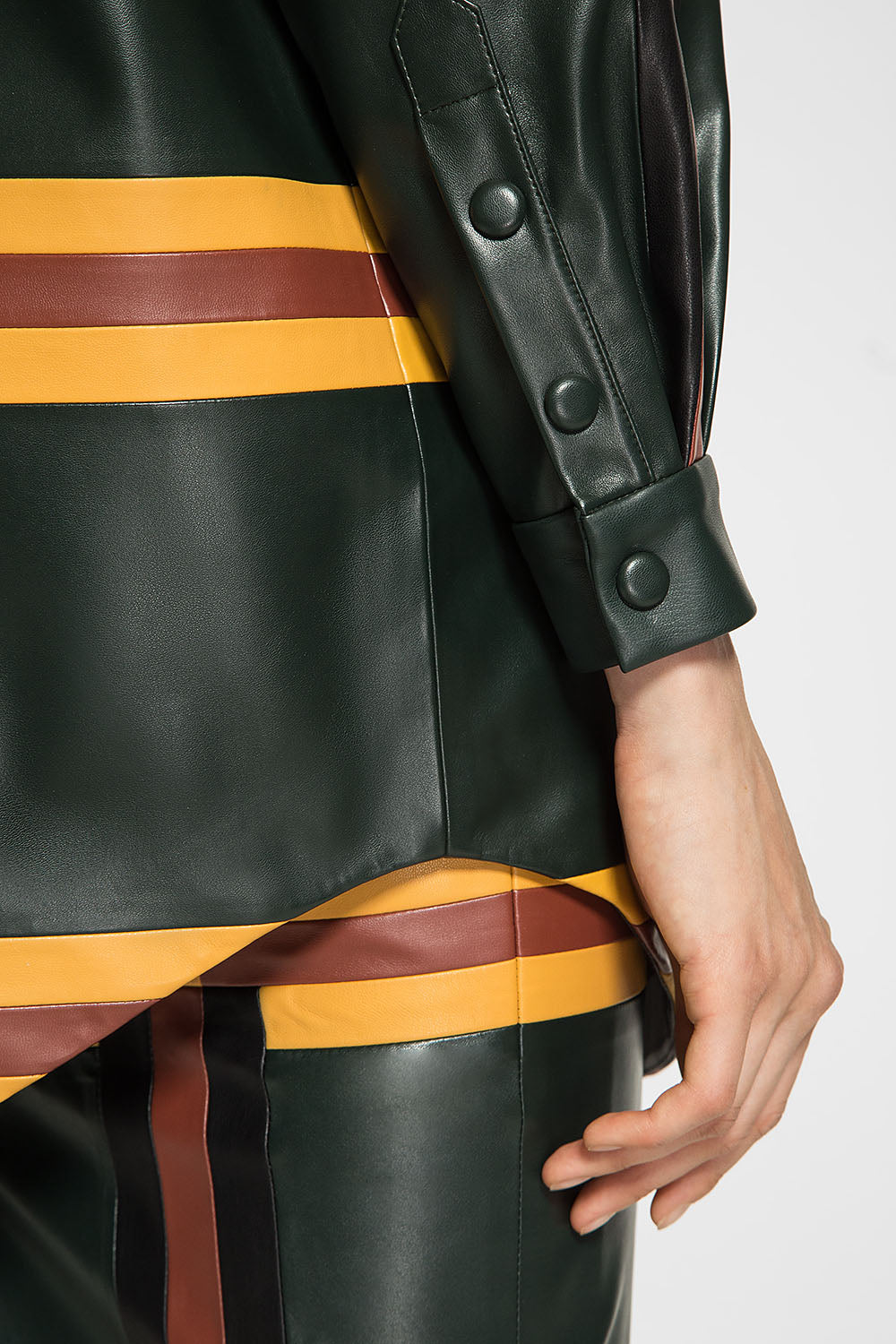 CHECK PATCHWORK JACKET
