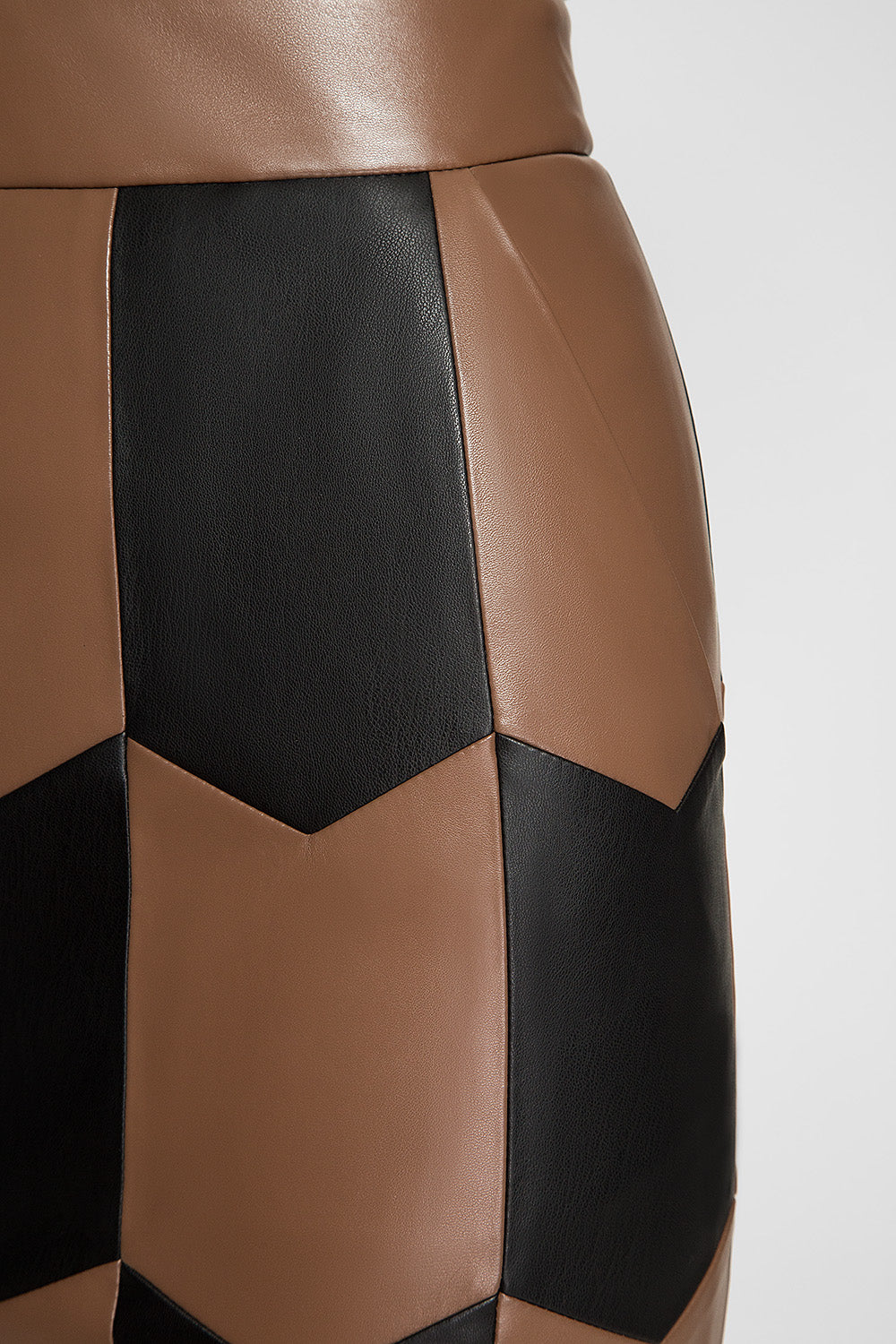 CHEVRON PATCHWORK SKIRT