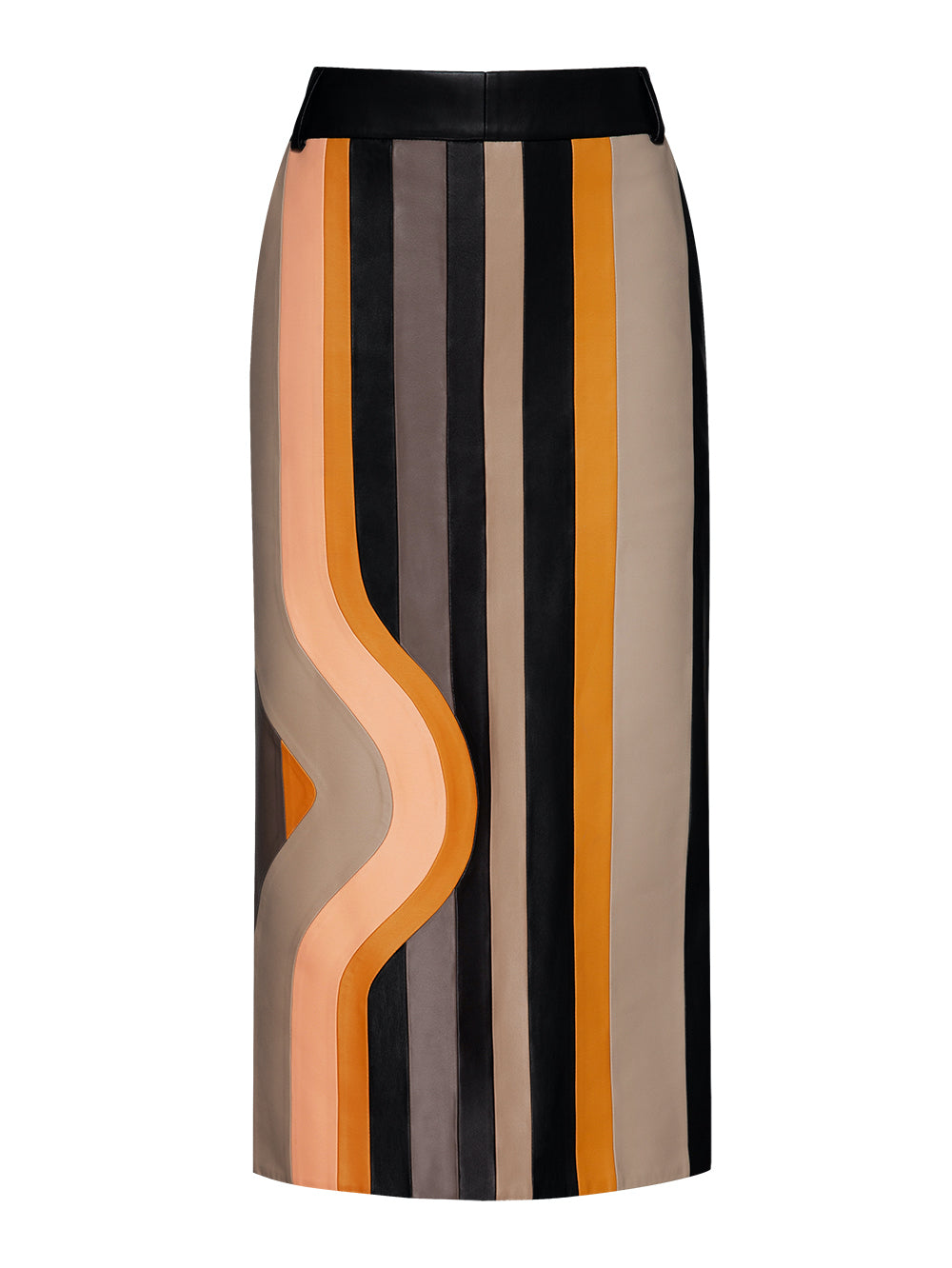 STRIPE PATCHWORK SKIRT