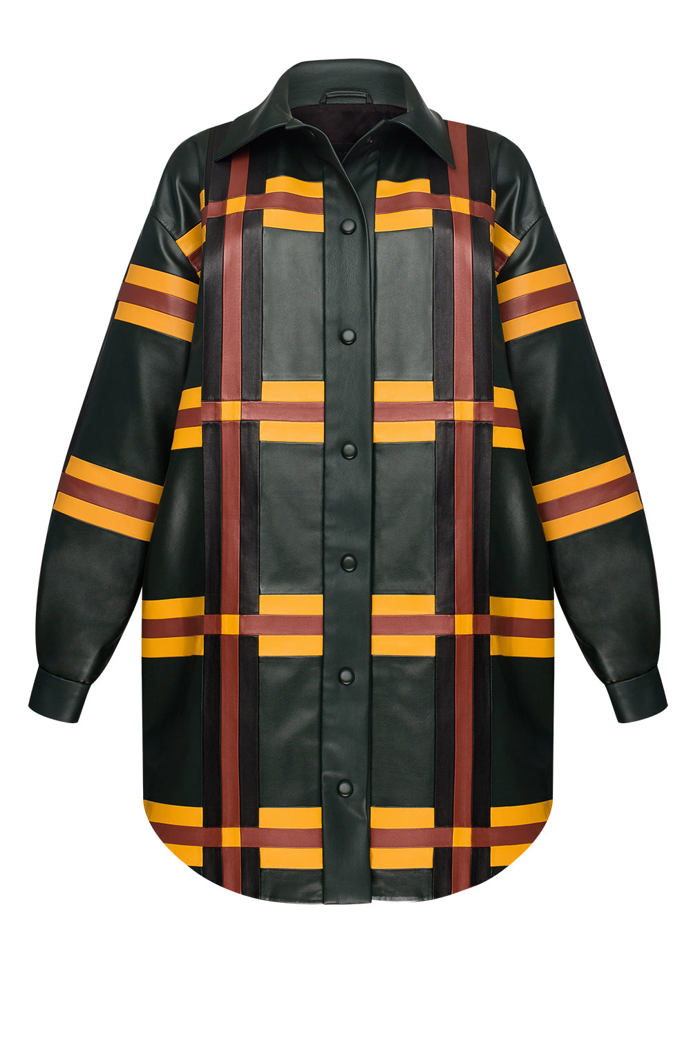 CHECK PATCHWORK JACKET