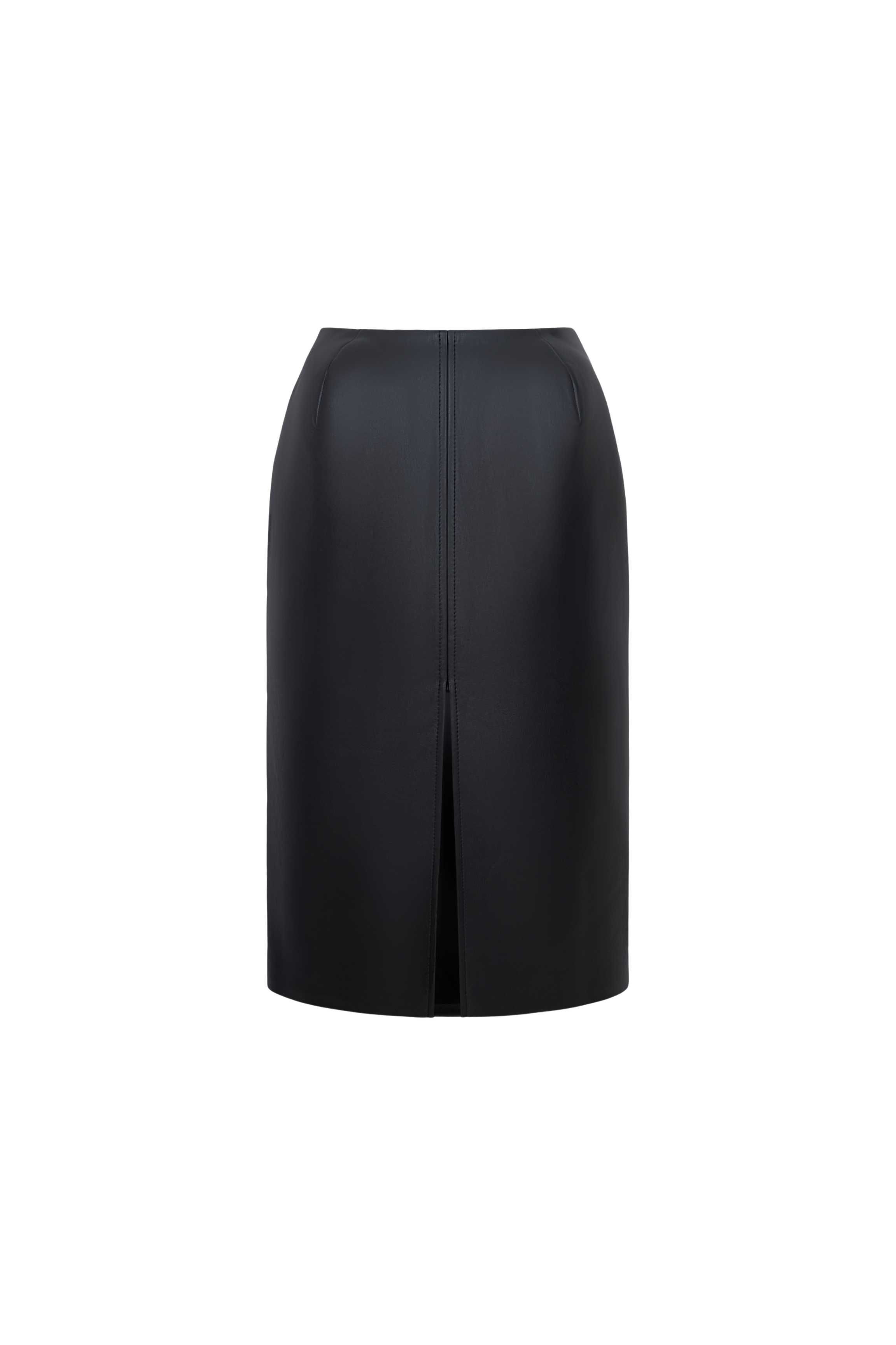 SKIRT#08 — Faux Leather Skirt with Hip Pads