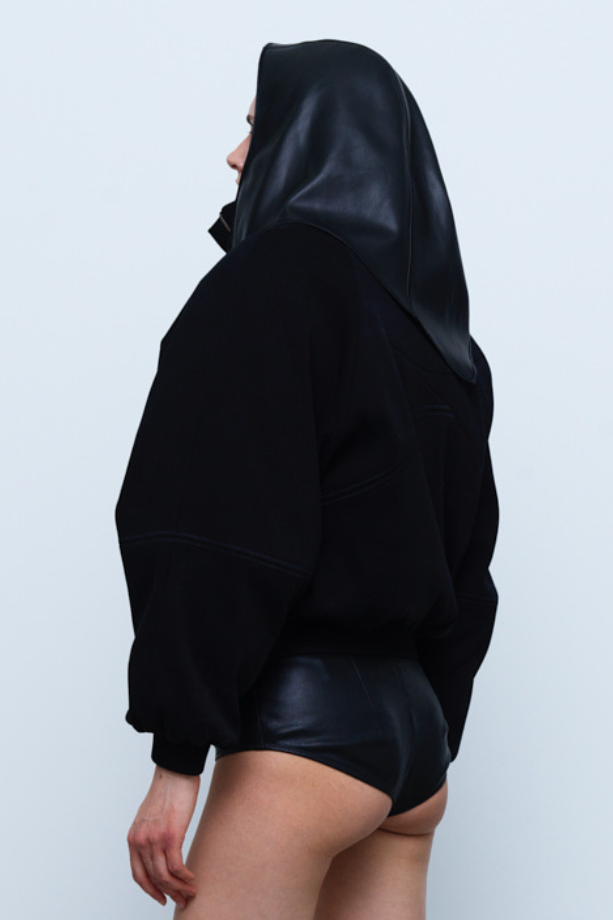 HEADSCARF#01 — Faux Leather Headscarf