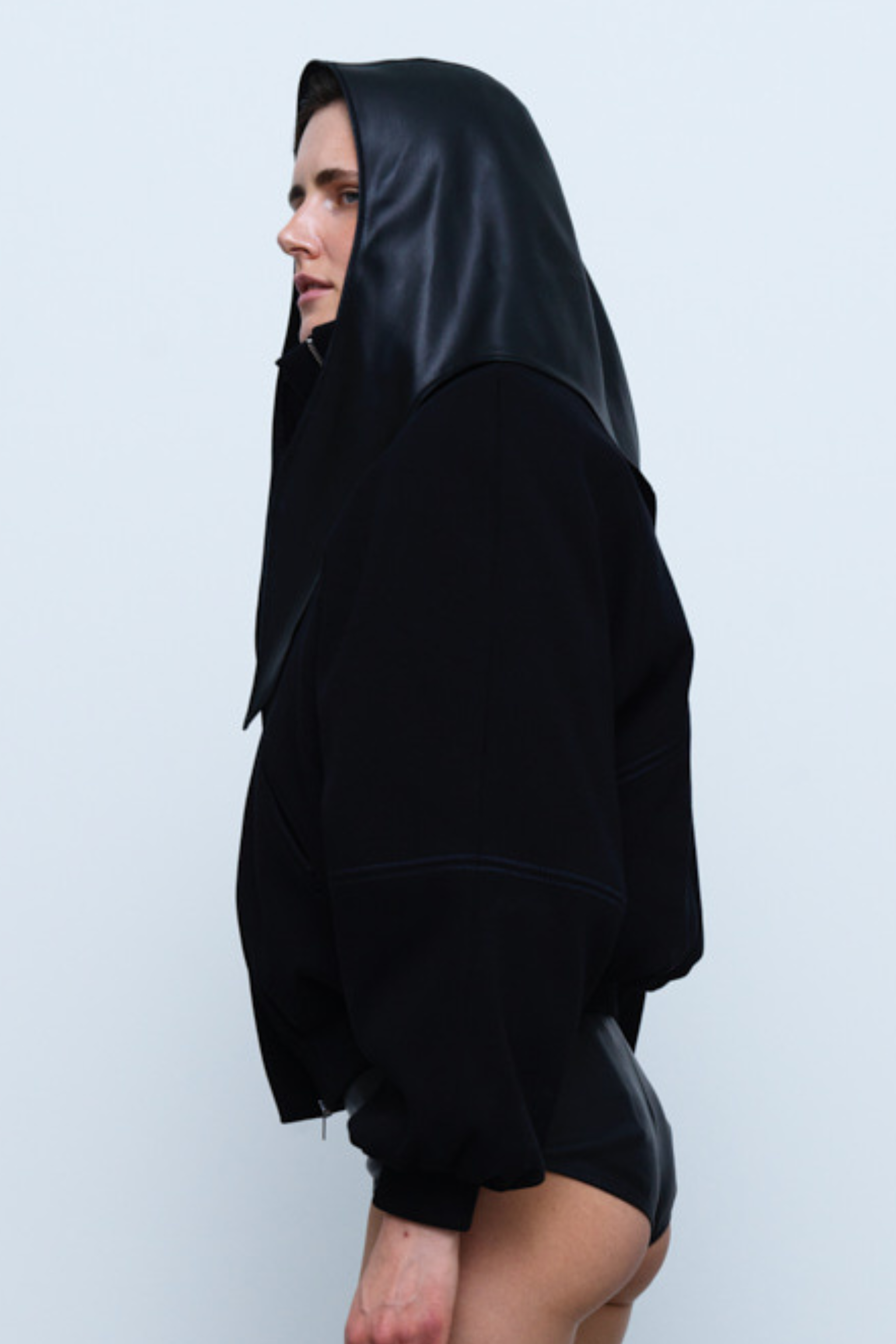 HEADSCARF#01 — Faux Leather Headscarf