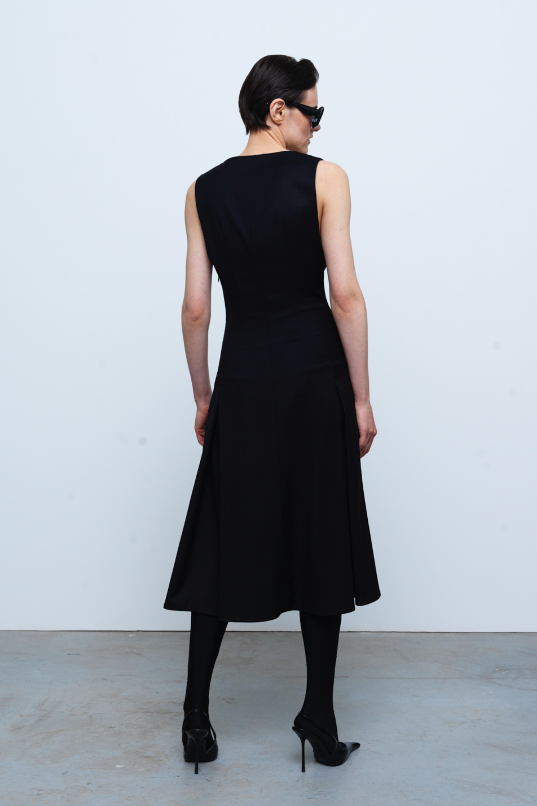 DRESS#02 — Flared Midi Dress