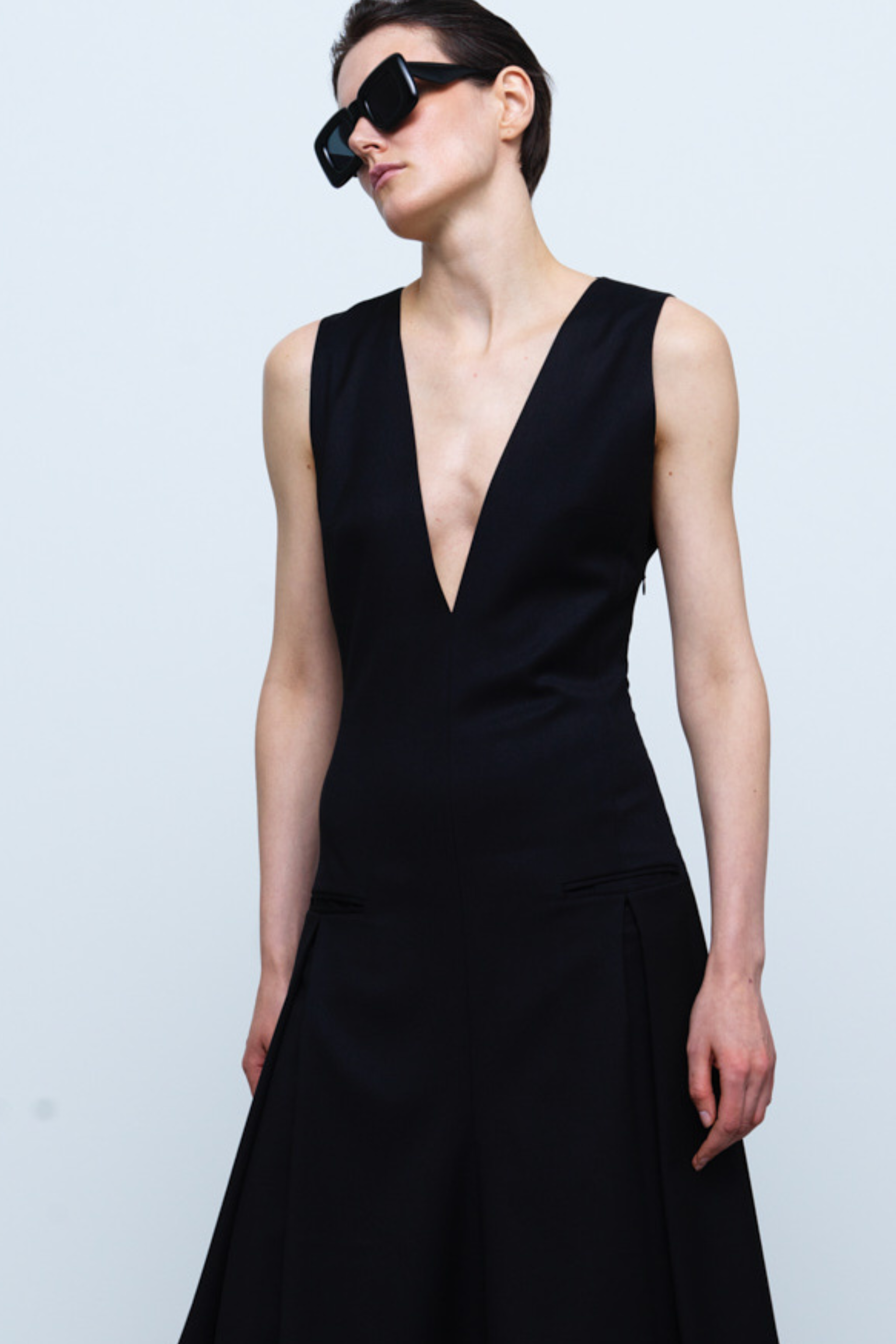 DRESS#02 — Flared Midi Dress