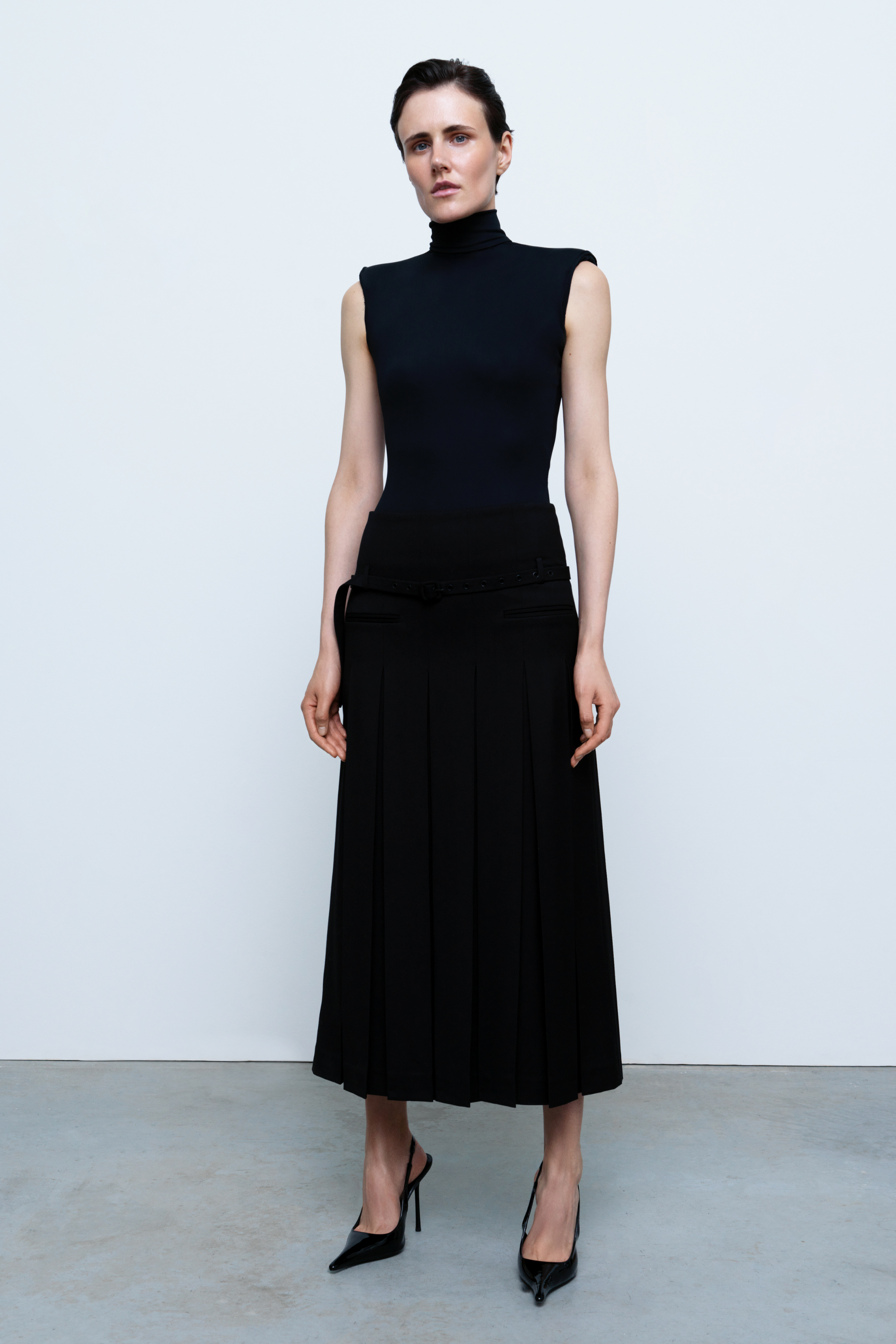 SKIRT#06 — Pleated Maxi Skirt