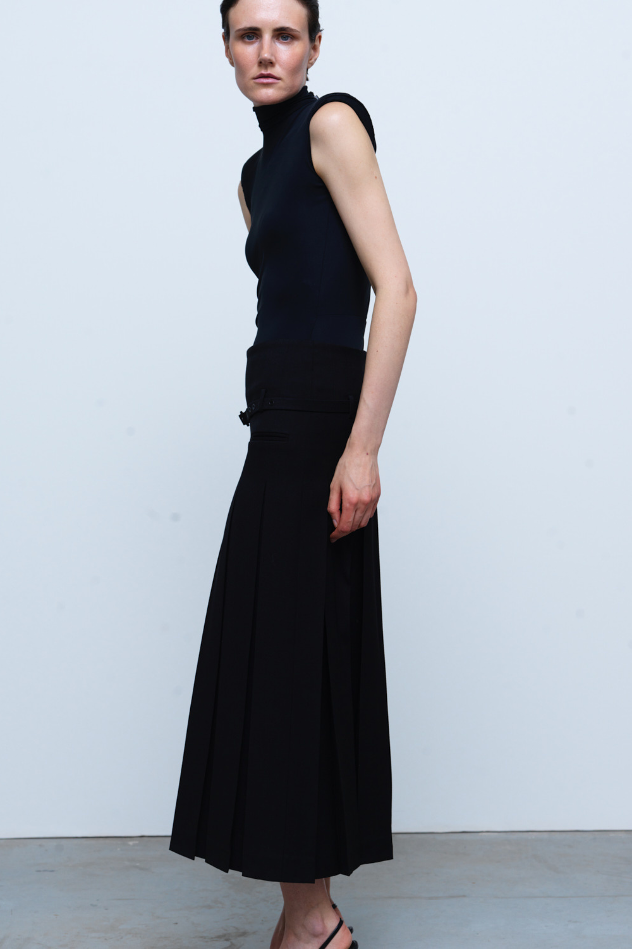 SKIRT#06 — Pleated Maxi Skirt
