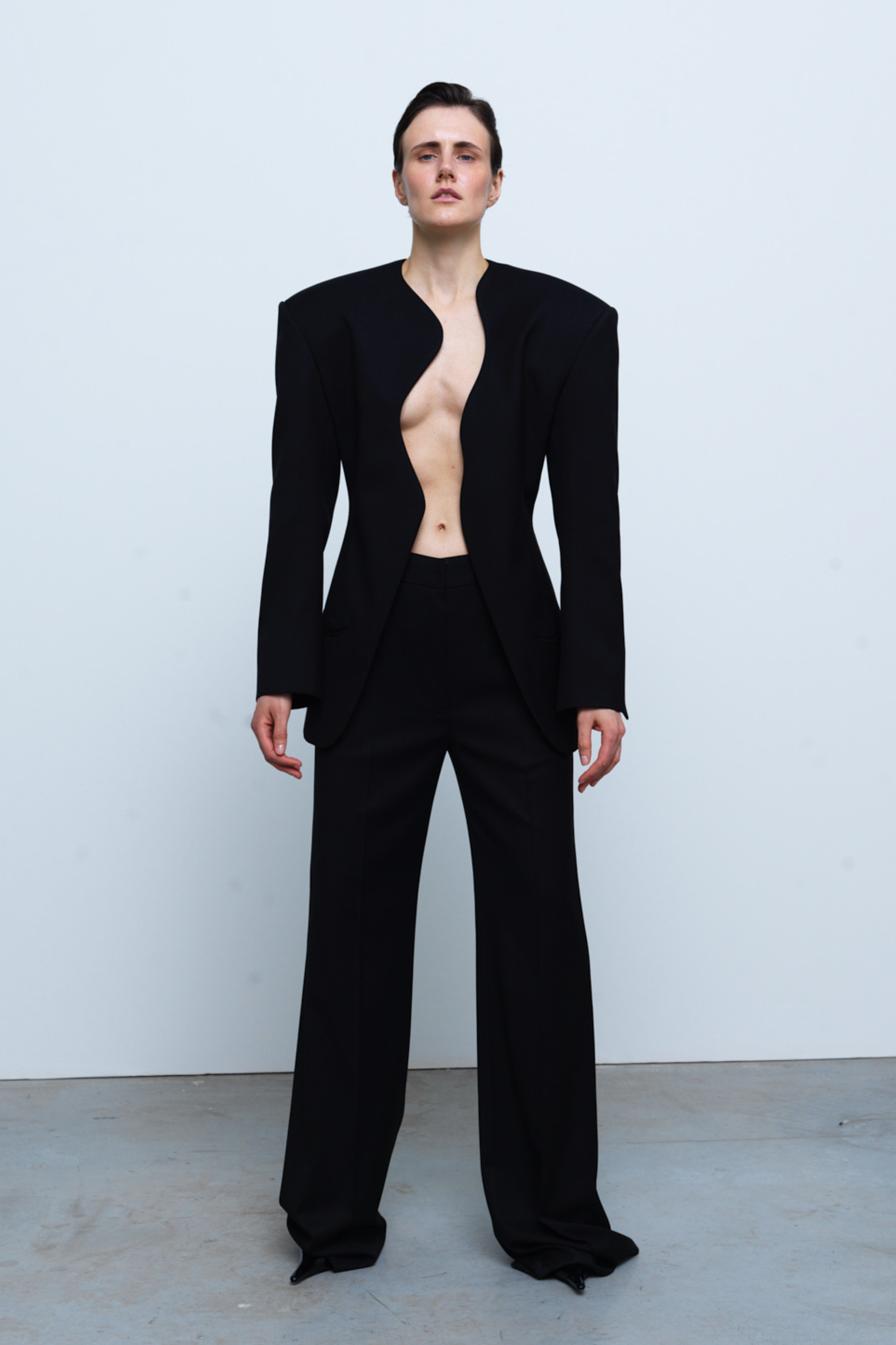 TROUSERS#03 — Classic Wide-Leg Trousers