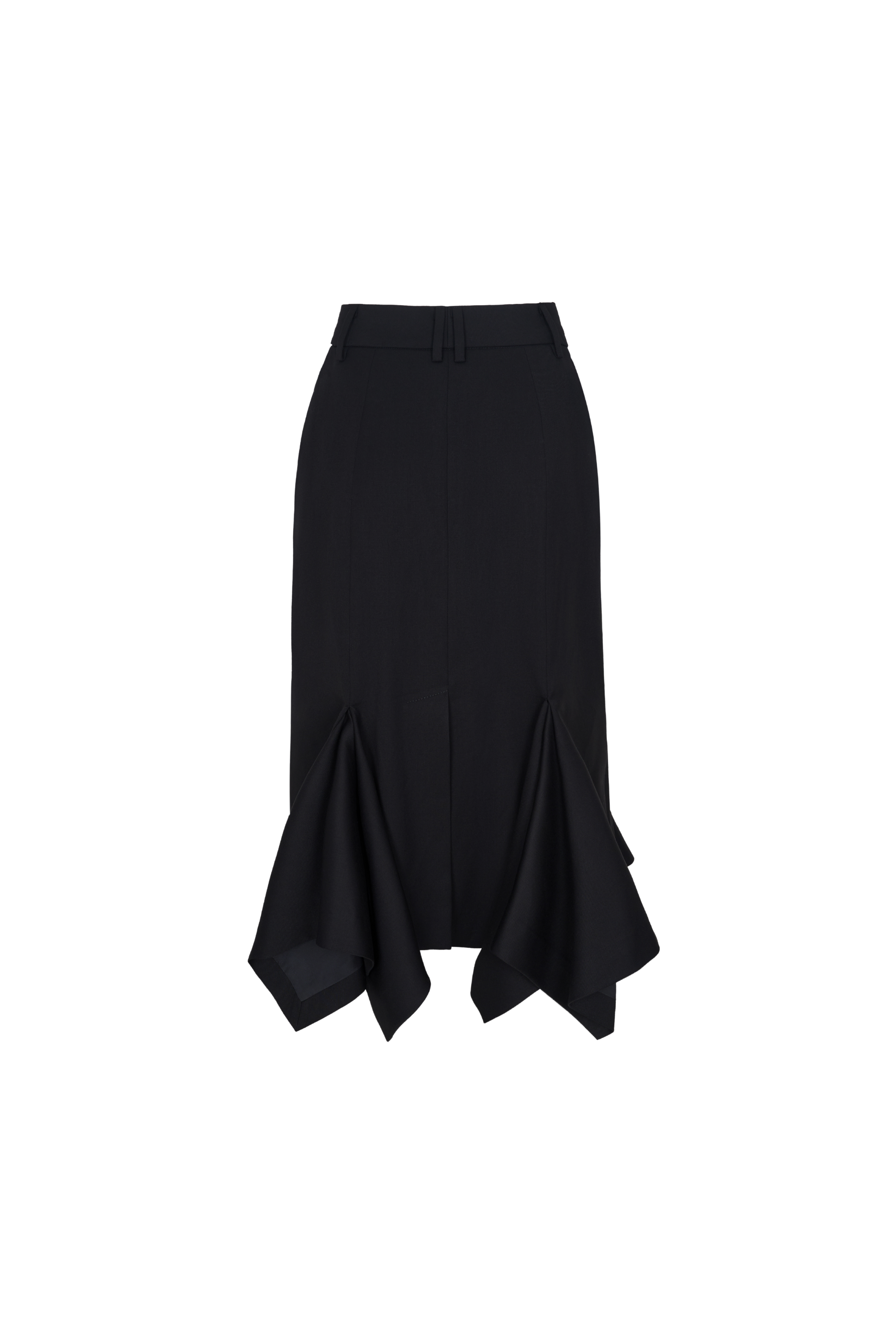 SKIRT#04 — Gored Fitted Midi Skirt