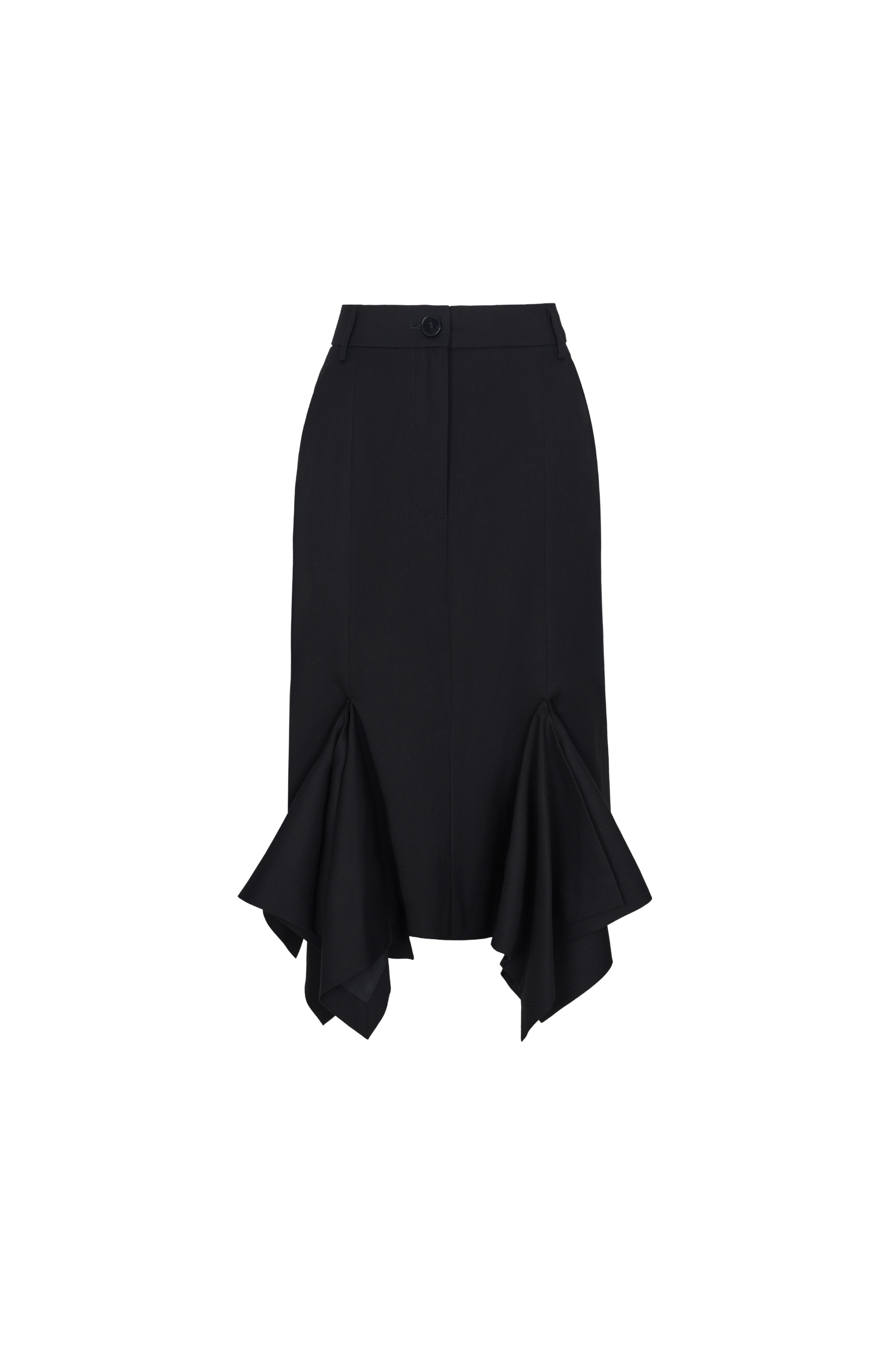 SKIRT#04 — Gored Fitted Midi Skirt