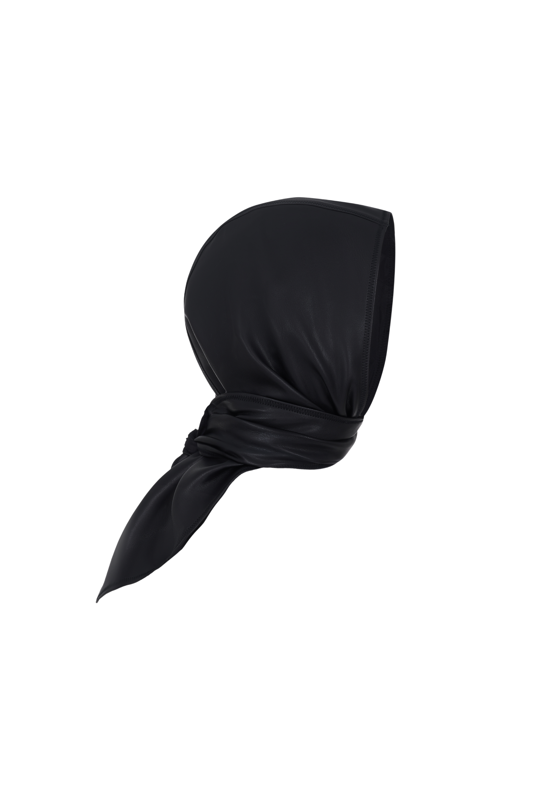 HEADSCARF#01 — Faux Leather Headscarf