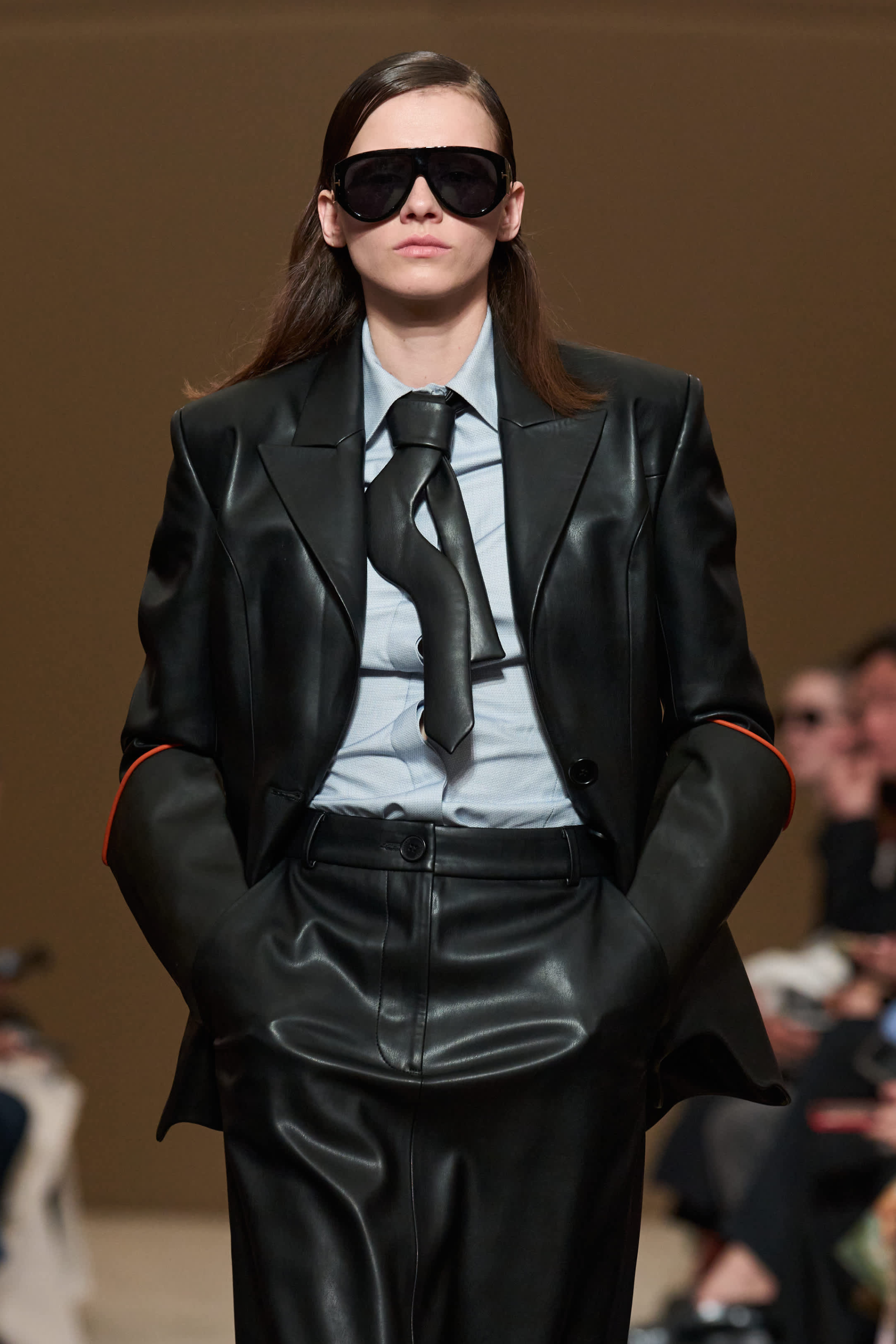 TIE#01 — Faux-Leather Tie