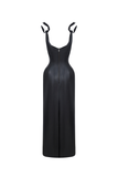 DRESS#01 — Sculptural Corset Hourglass Maxi Dress