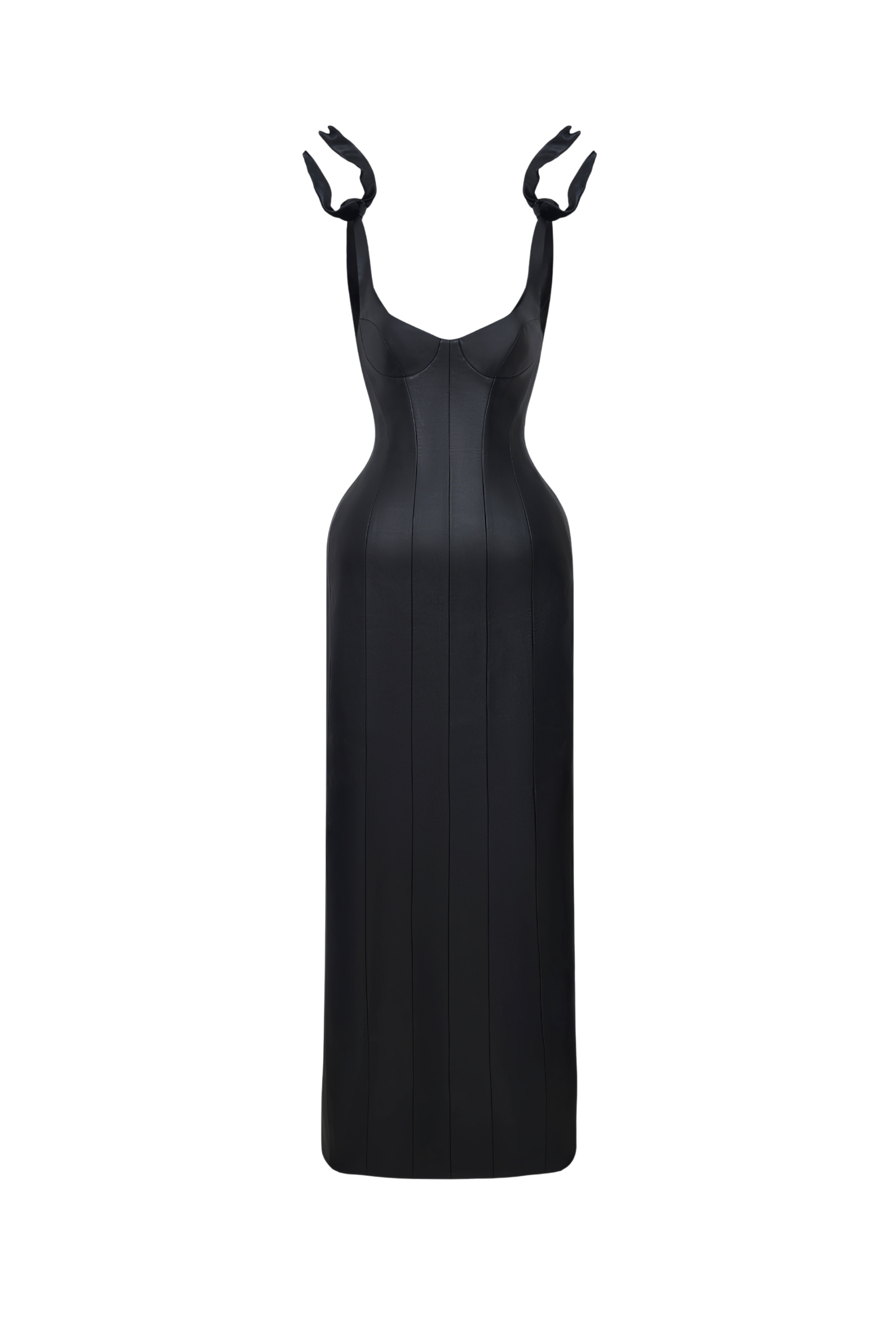 DRESS#01 — Sculptural Corset Hourglass Maxi Dress