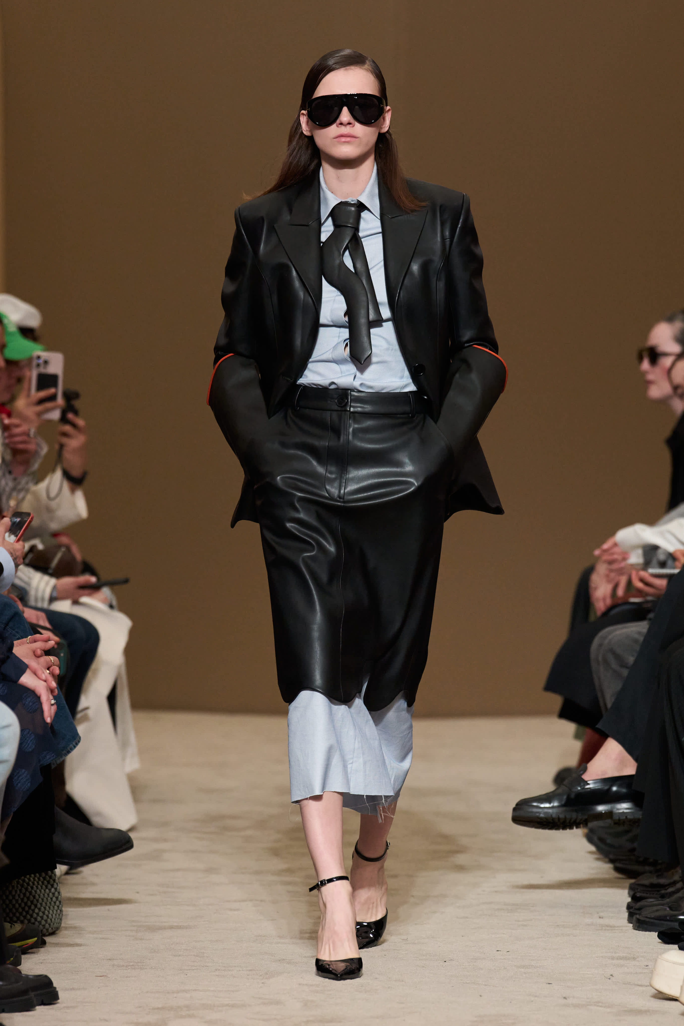 TIE#01 — Faux-Leather Tie