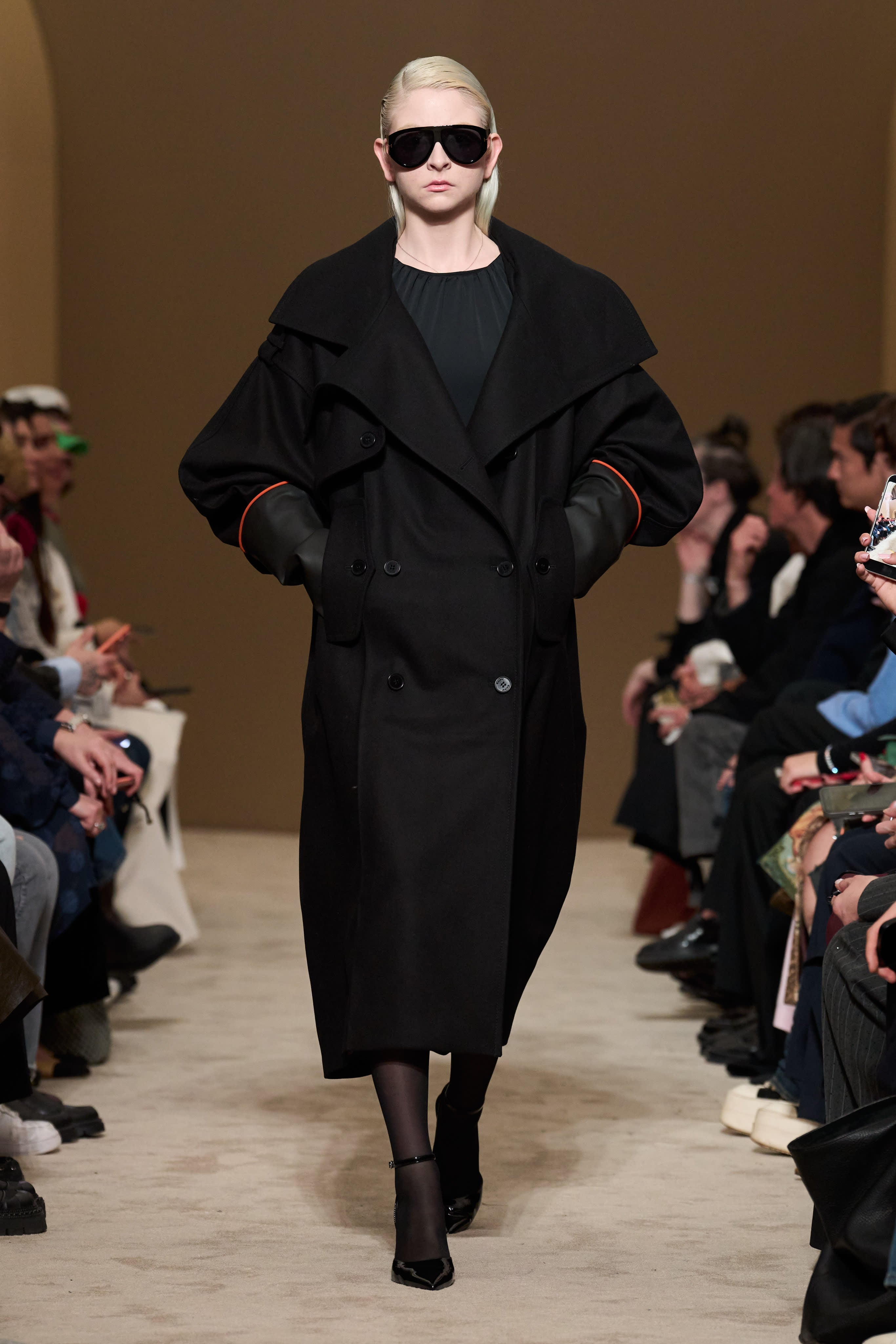 COAT#05 — Funnel Neck Wool Coat