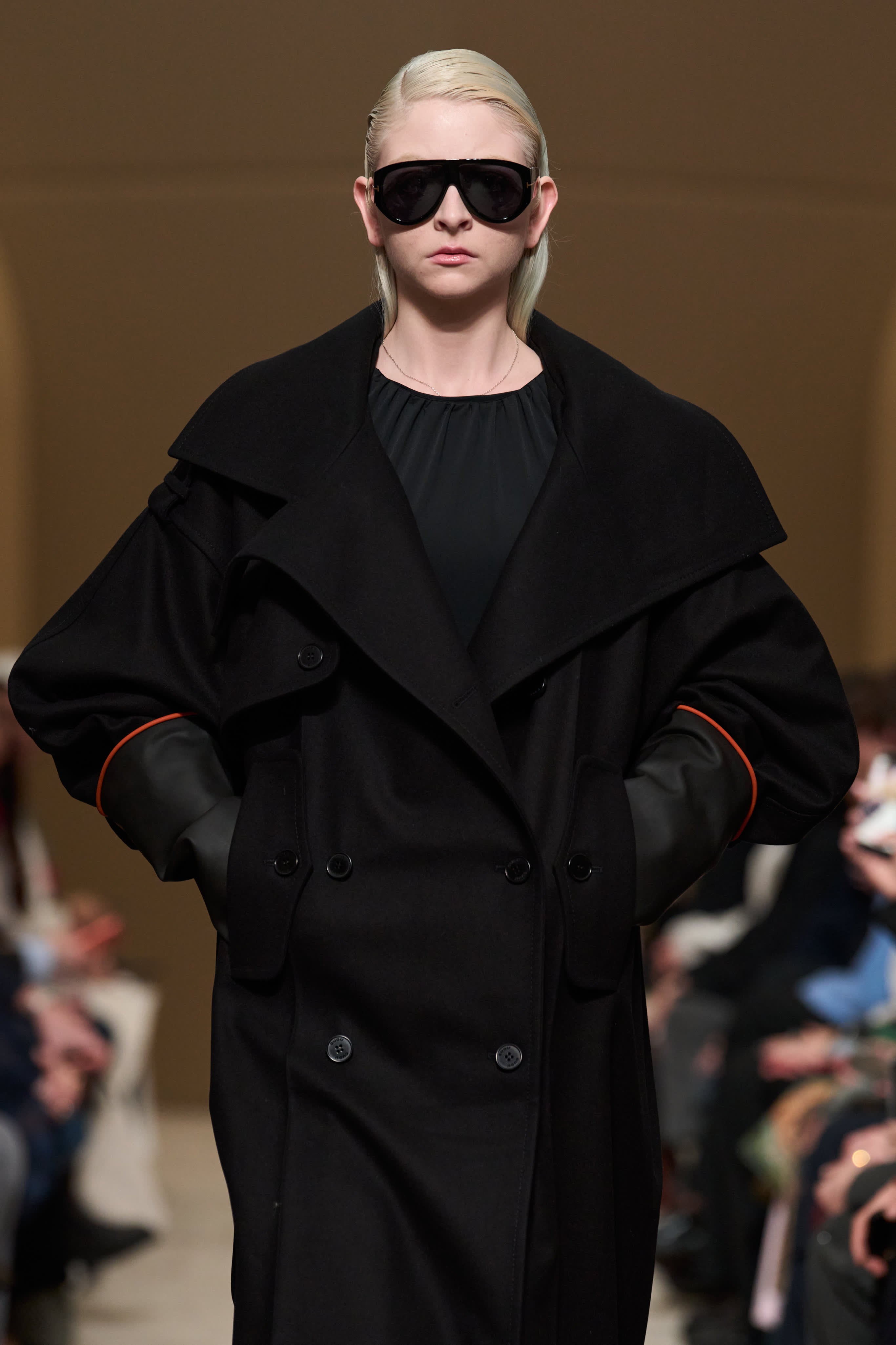 COAT#05 — Funnel Neck Wool Coat