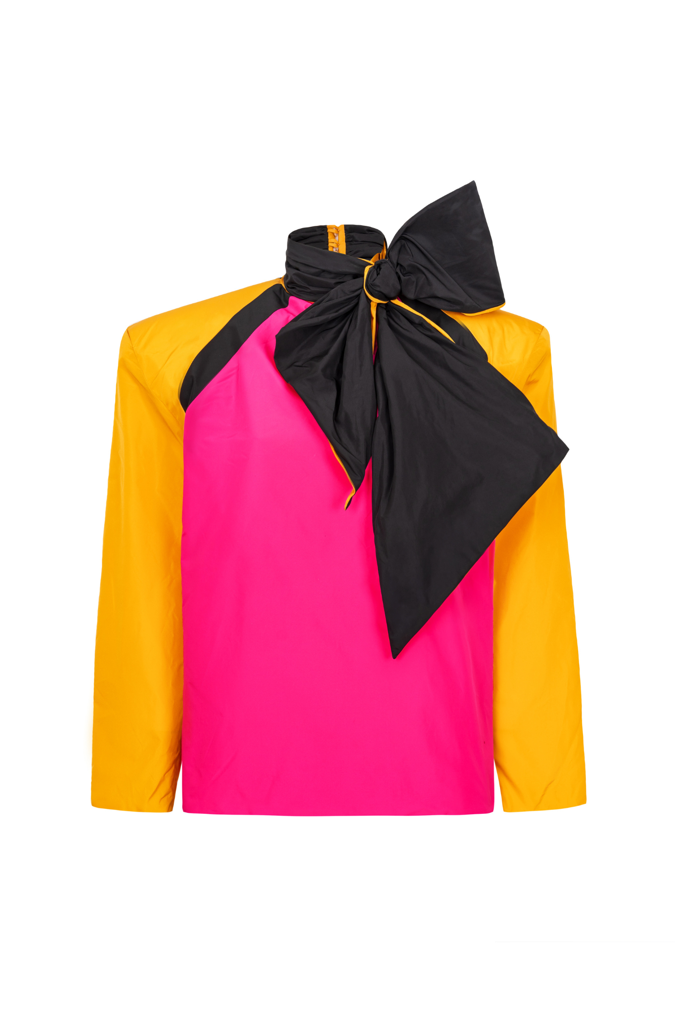 TOP#04 — Blouse with Voluminous Shoulders