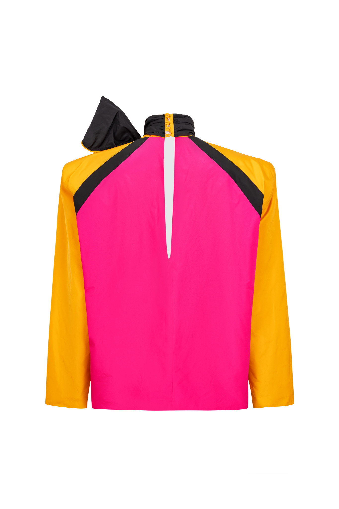 TOP#04 — Blouse with Voluminous Shoulders