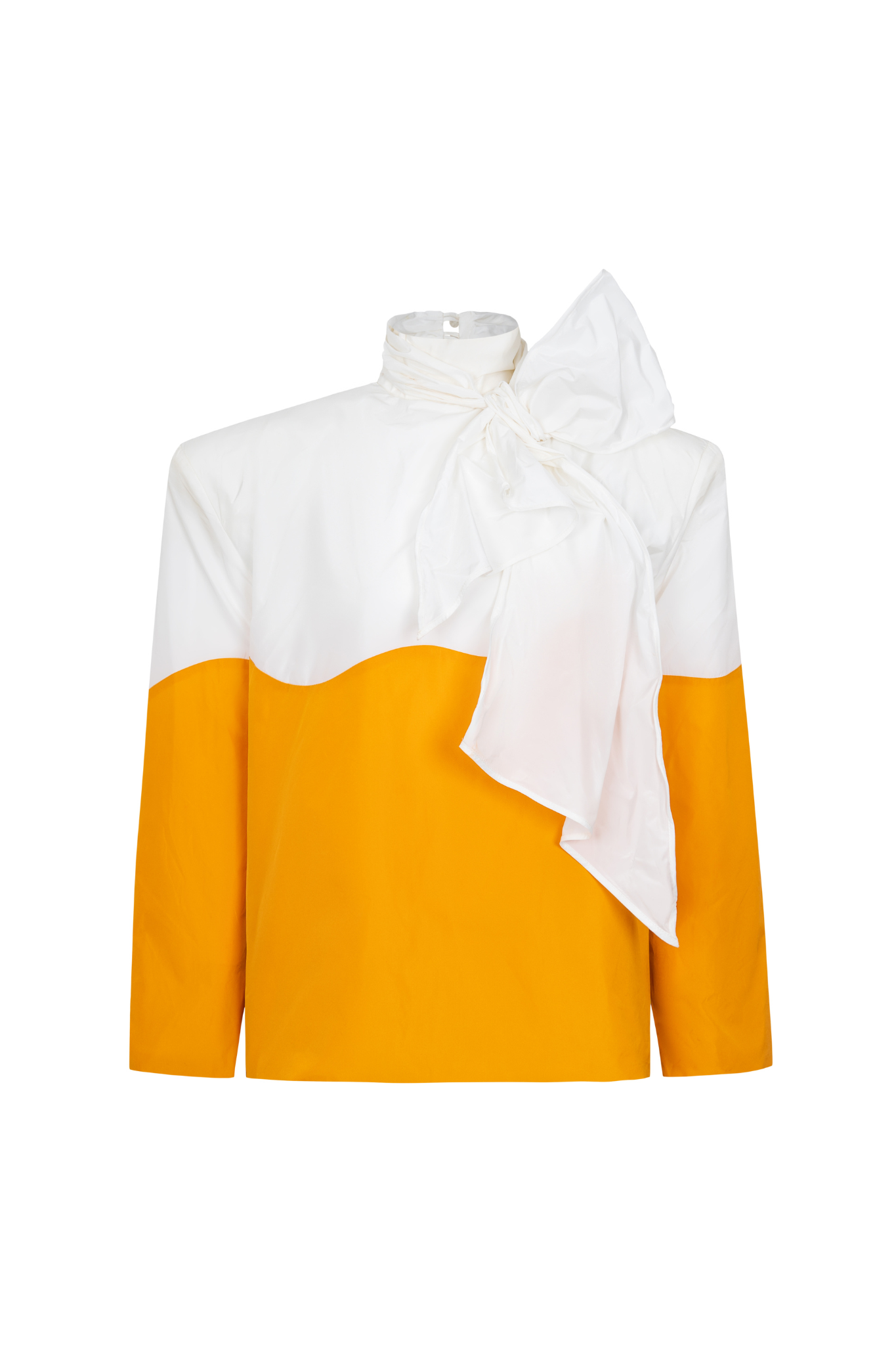 TOP#05 — Blouse with Voluminous Shoulders