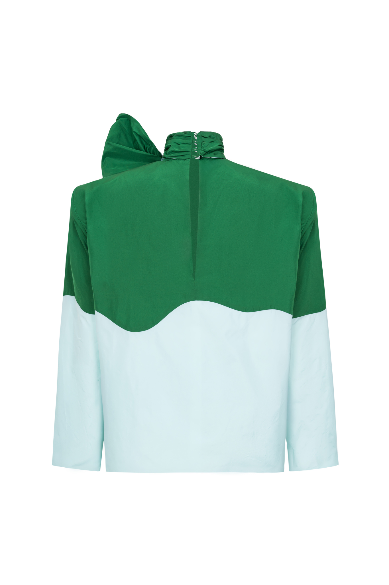 TOP#14 — Blouse with Voluminous Shoulders