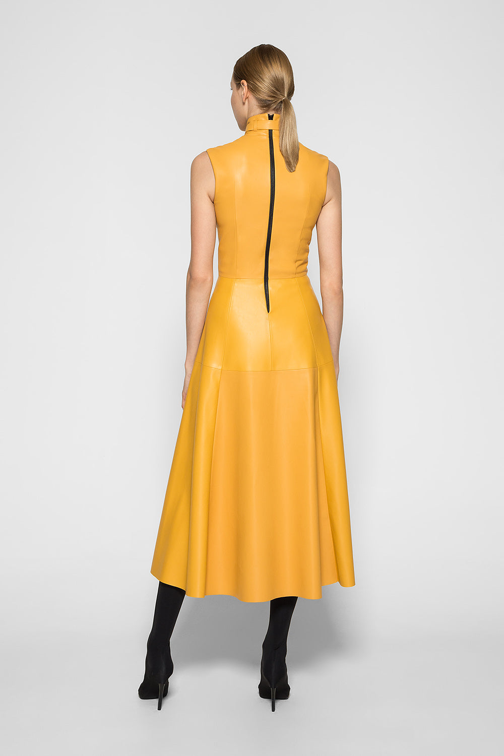 Yellow VENUS MIDI DRESS